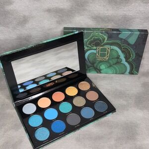 HIPDOT Cenote Pressed Eyeshadow Palette 15 Shades Matte & Shimmer 23g/0.81 oz